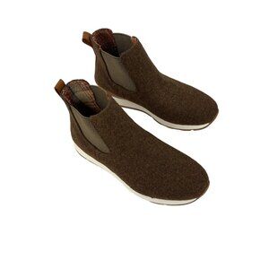 B.O.C. Kara Brown Wool Combo Fabric Womens Slip-On Boots Size 6 M Comfort Casual